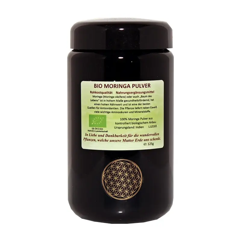 Moringa Pulver, Bio, Rohkostqualität Image