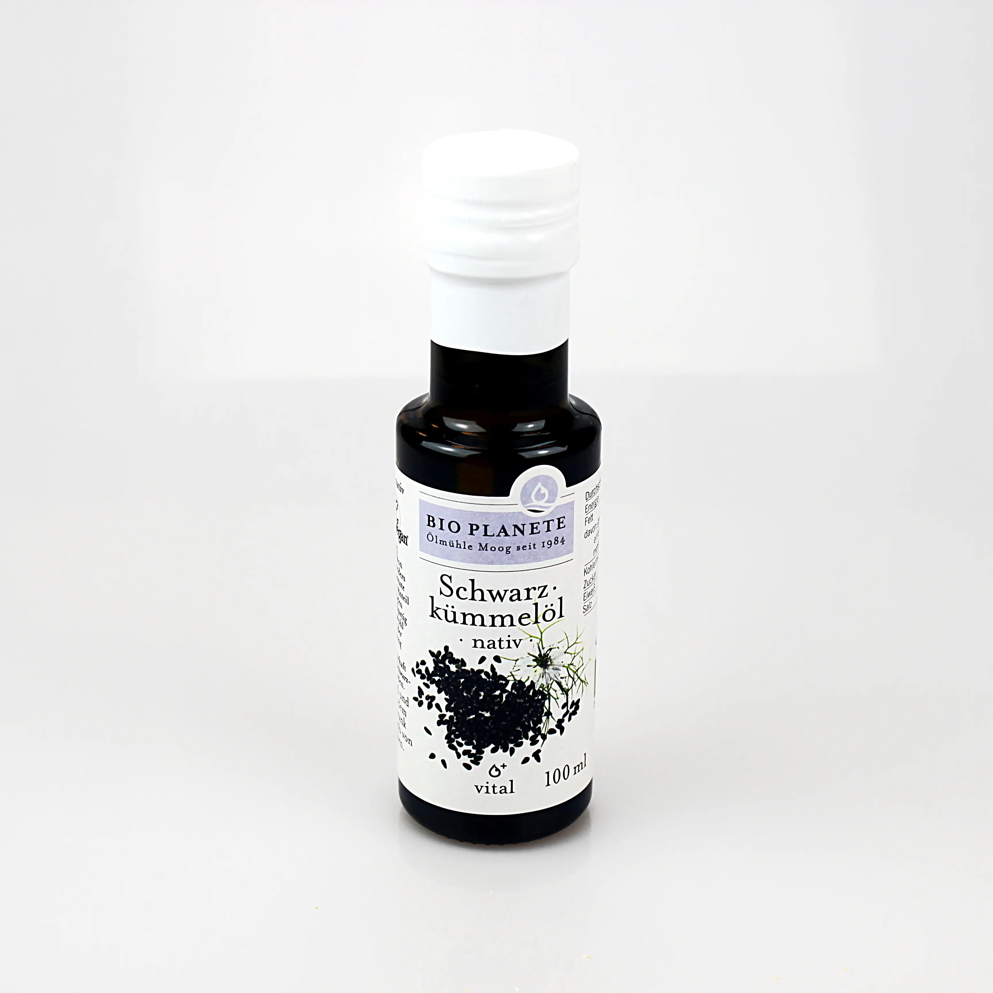 Schwarzkümmelöl nativ Bio, Rohkost, 100 ml Image