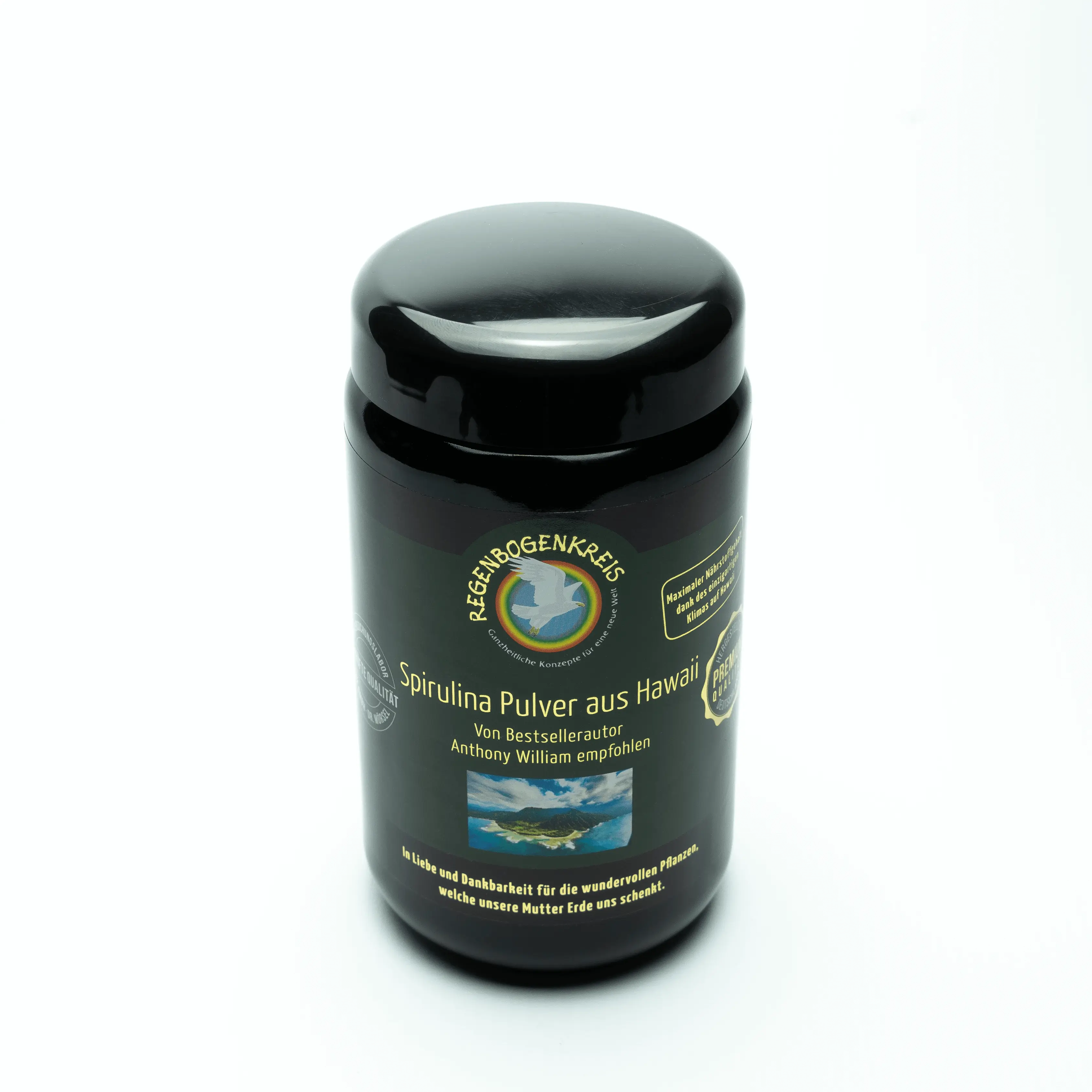 Spirulina Pulver aus Hawaii Rohkost, 200 g Image