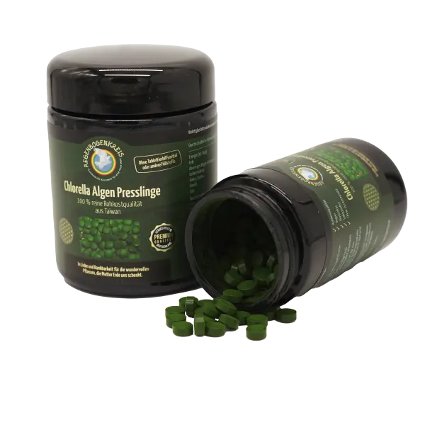 Chlorella Presslinge aus Taiwan Rohkost