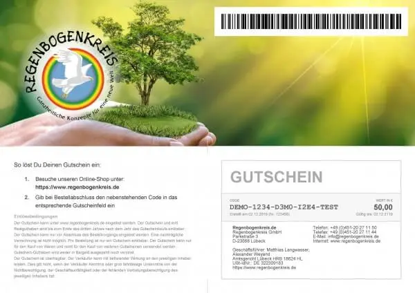 Geschenkgutschein-Weltretter