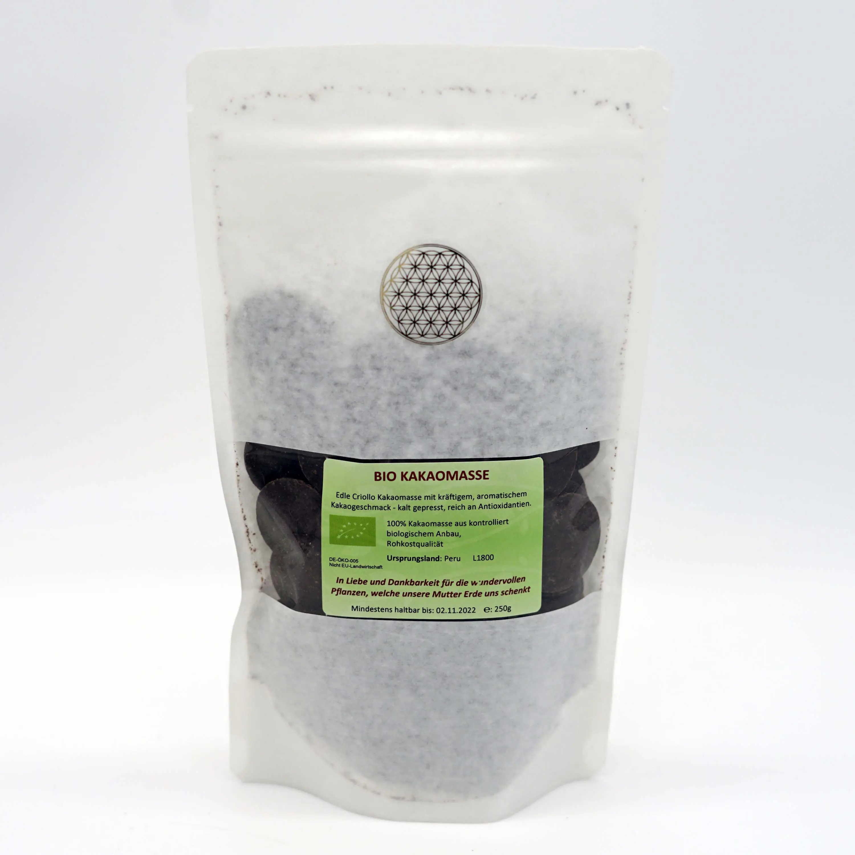 Kakaomasse, Bio, Rohkost, 250 g Image