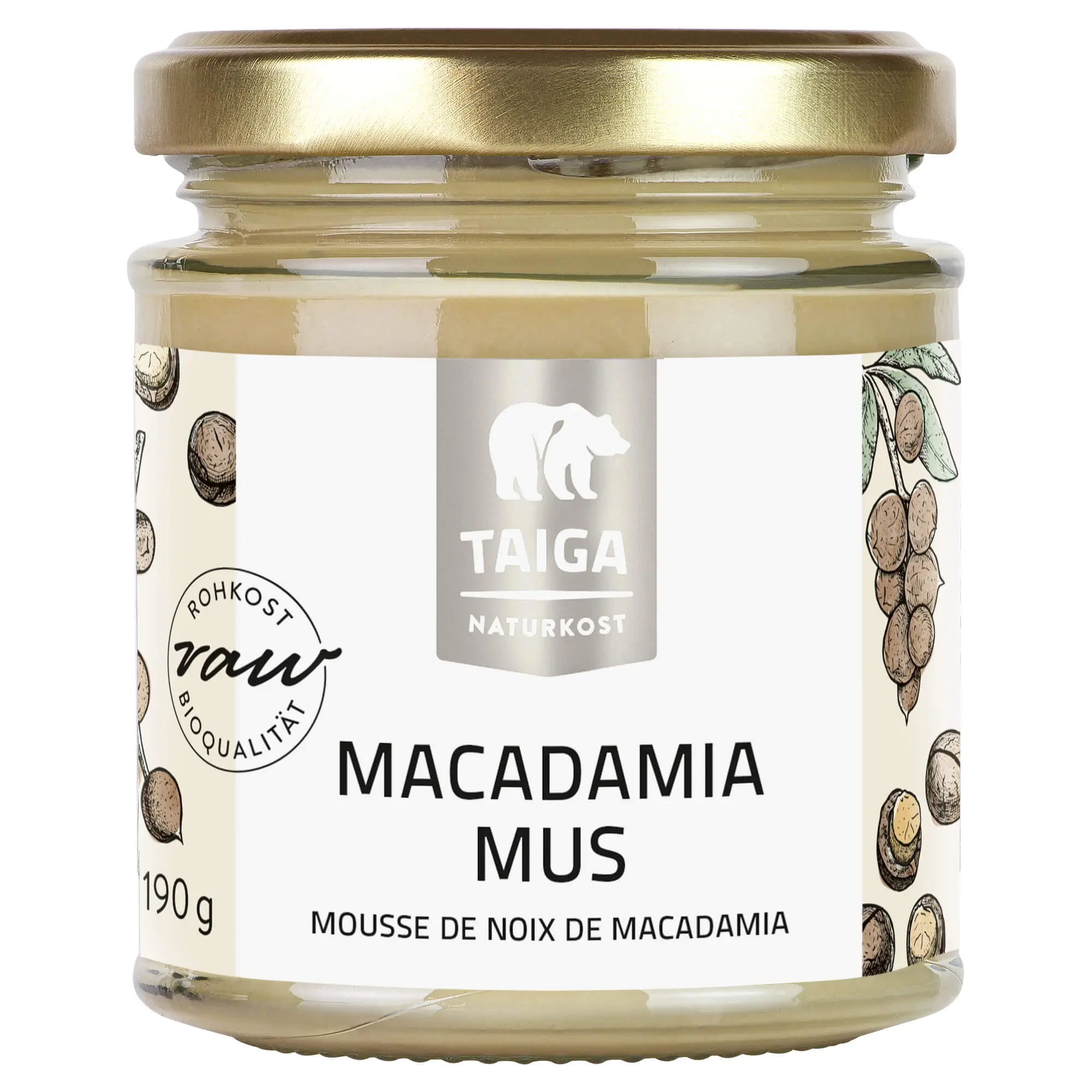Macadamia-Mus, Bio, Rohkost, 190 g Image