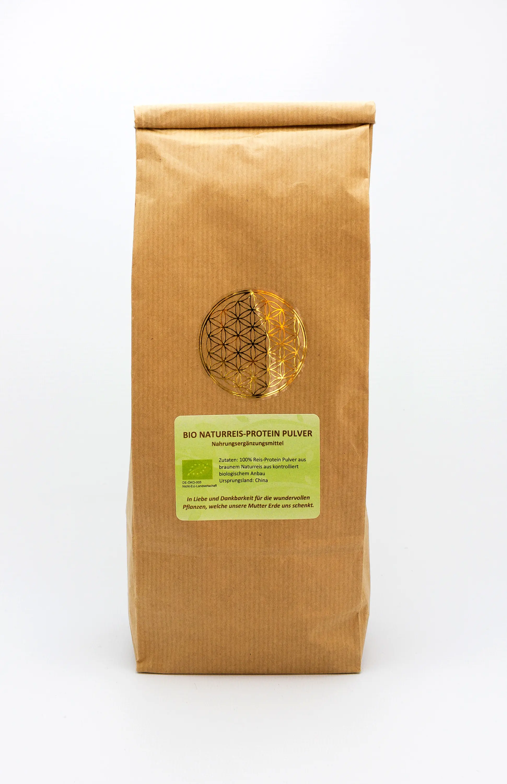 Reisprotein Pulver aus braunem Naturreis, Bio, 500 g Image