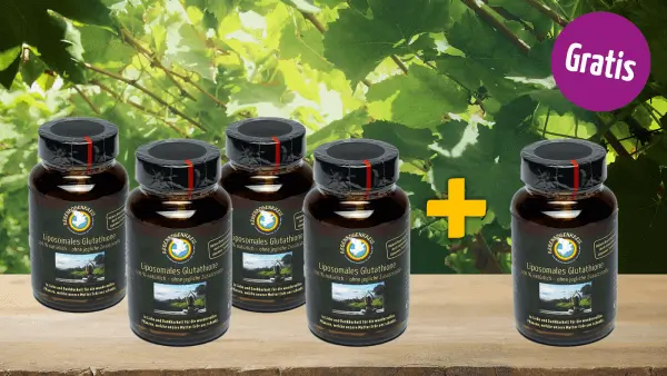 Liposomales Glutathion - Vorteilspaket 4 + 1