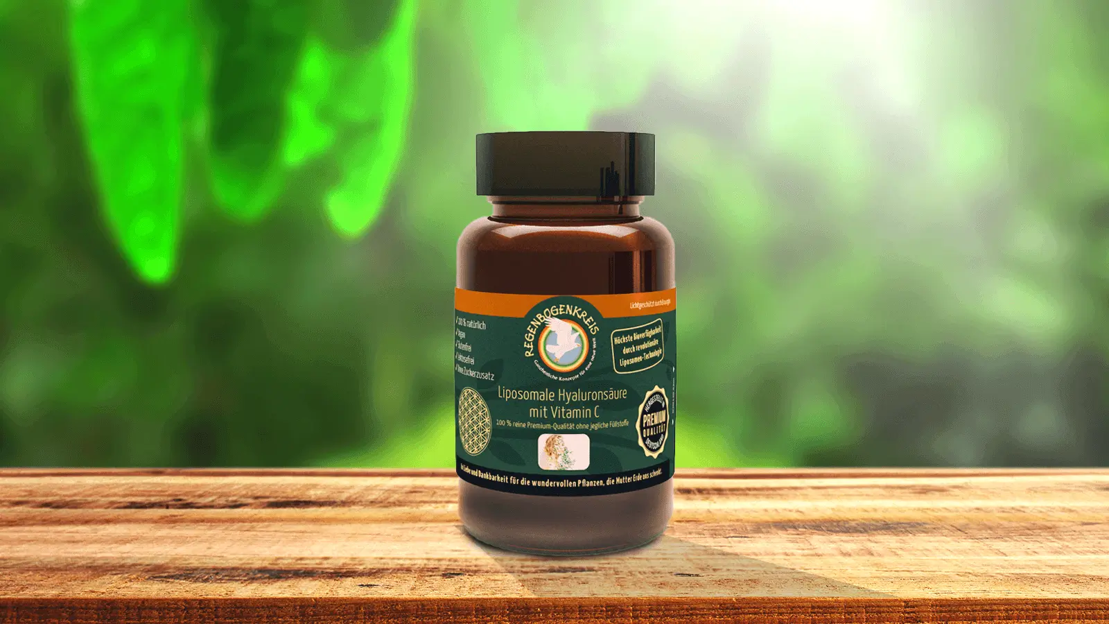 Liposomale Hyaluronsäure + Vitamin C, 30 Kapseln Image