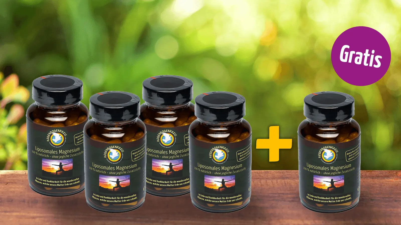 Liposomales Magnesium - Vorteilspaket 4 + 1 Image