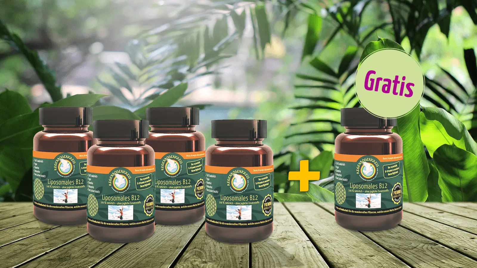 Liposomales Vitamin B12 - Vorteilspaket 4 + 1 Image