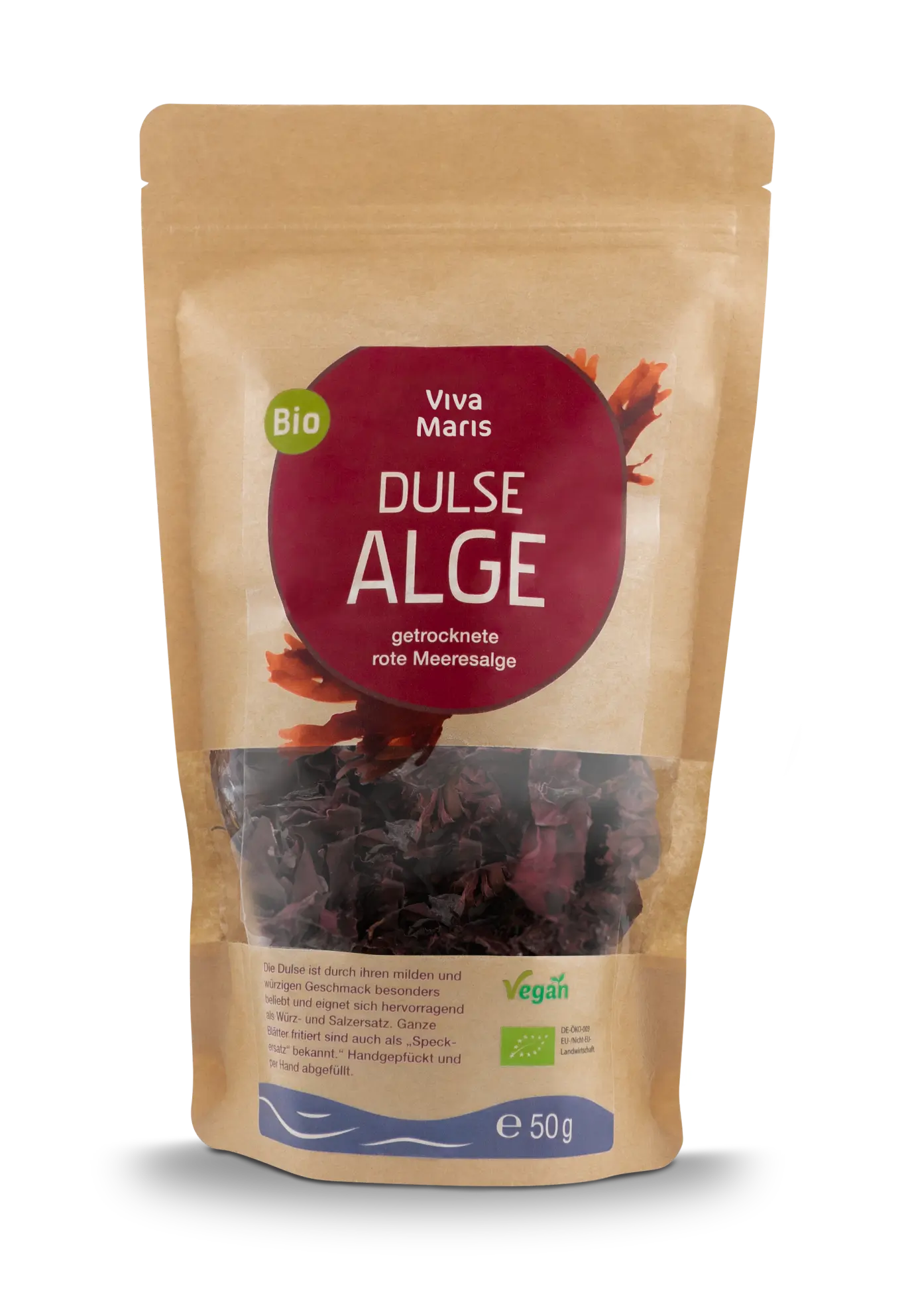 Dulse Algen, Bio, Rohkost, 50 g Image