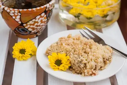 Apple Crumble mit Kokosöl