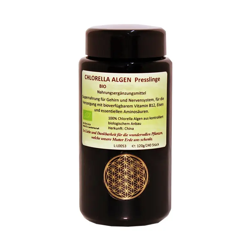 Chlorella Presslinge Bio Image