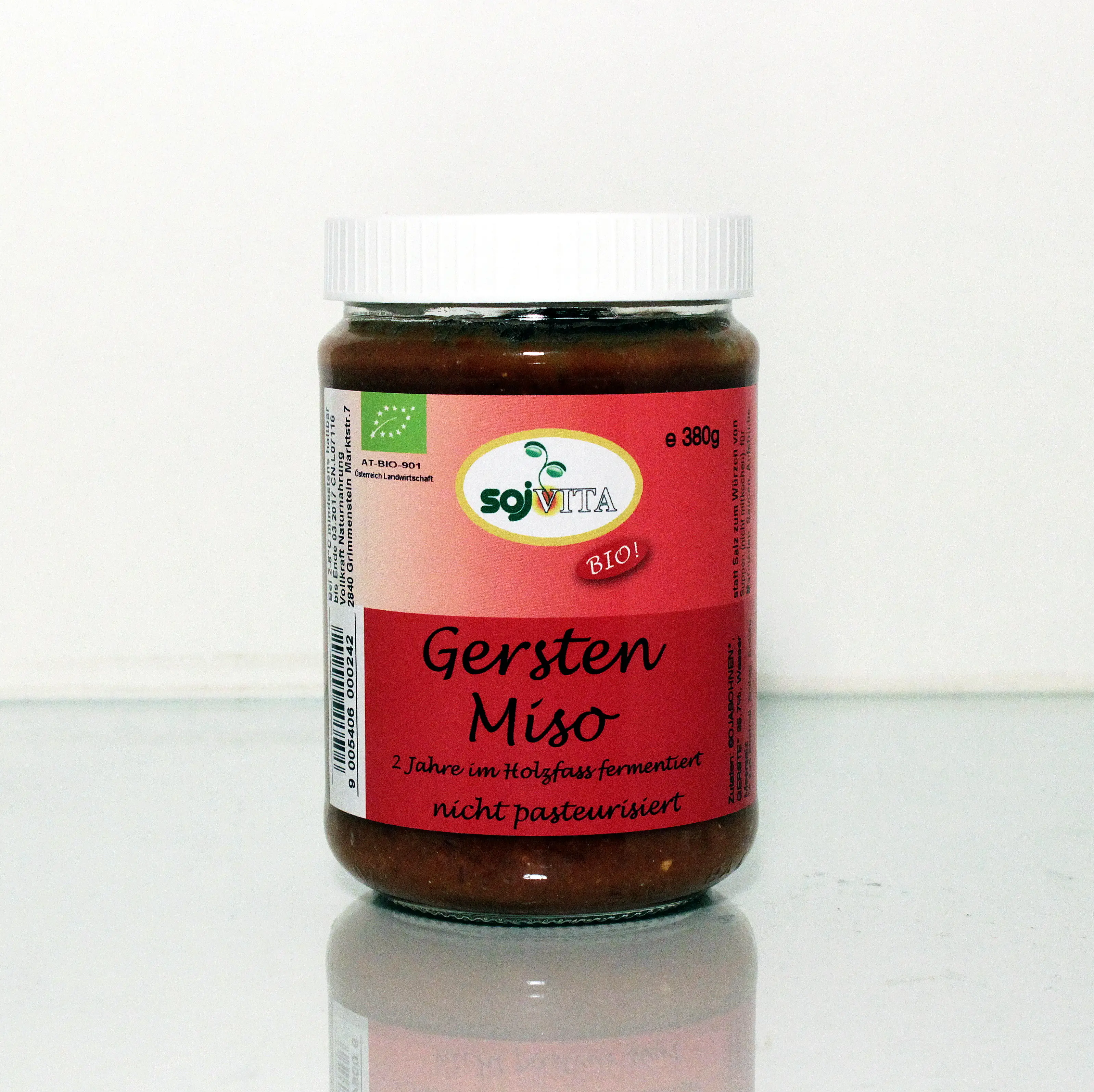 Gersten Miso Bio, unpasteurisiert, 380 g Image