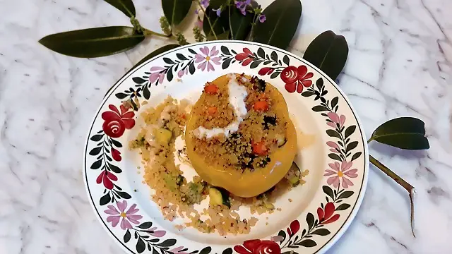 Gefüllte Paprika vegan