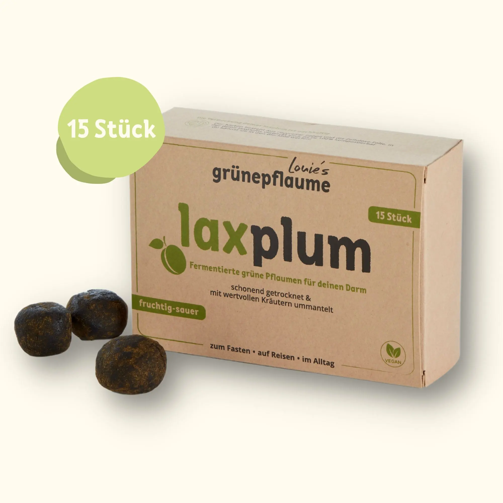 LaxPlums, Fermentierte Pflaumen aus nachhaltigem Anbau, Rohkost Image